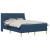 Cadru de pat cu saltea cu headboard Poliester GartenMobel Dekor