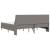 Cadru de pat cu saltea cu headboard Poliester GartenMobel Dekor