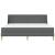 Cadru de pat cu saltea cu headboard Poliester GartenMobel Dekor