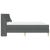 Cadru de pat cu saltea cu headboard Poliester GartenMobel Dekor