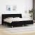Cadru de pat cu saltea cu headboard Poliester GartenMobel Dekor