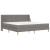 Cadru de pat cu saltea cu headboard Poliester GartenMobel Dekor