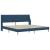 Cadru de pat cu saltea cu headboard Poliester GartenMobel Dekor