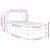 Cadru de pat cu saltea Gri deschis 80 x 200 cm Catifea GartenMobel Dekor