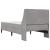 Cadru de pat cu saltea Gri deschis 90 x 190 cm Catifea GartenMobel Dekor