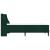Cadru de pat cu saltea Verde închis 90 x 190 cm Catifea GartenMobel Dekor