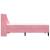 Cadru de pat cu saltea cu saltea Roz 90 x 190 cm Catifea GartenMobel Dekor
