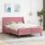 Cadru de pat cu saltea cu saltea Roz 160 x 200 cm Catifea GartenMobel Dekor