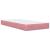 Cadru de pat cu saltea cu headboard Roz 90 x 190 cm Catifea GartenMobel Dekor