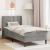 Cadru de pat cu saltea Gri deschis 90 x 200 cm Catifea GartenMobel Dekor