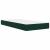 Cadru de pat cu saltea Verde închis 100 x 200 cm Catifea GartenMobel Dekor