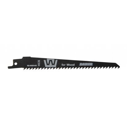 Set 2 lame pentru fierastrau sabie Raider, pentru lemn, 150 x 1,25 mm