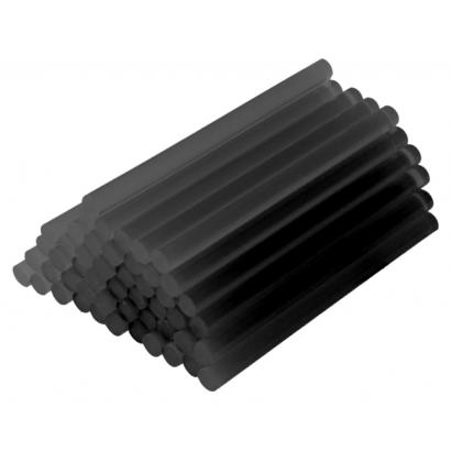 Batoane de silicon negre pentru lipire la cald 11x200 mm, set 6 buc