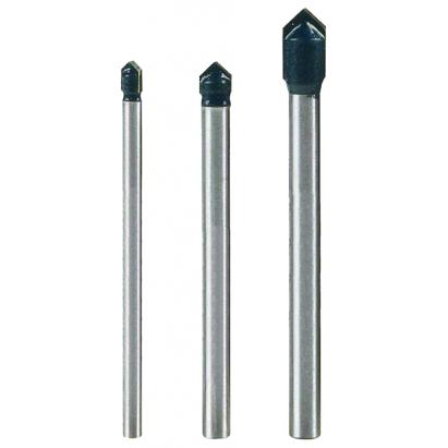 Burghie pentru sticla si ceramica 5-8 mm set 3 buc Raider