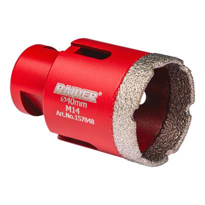 Freza diamantata pentru gaurire uscata M14 x 40 mm, pentru piatra si ceramica