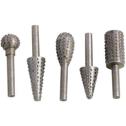 Set 5 pile rotative pentru biax, pentru șlefuire și finisare metal