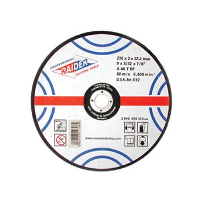 Disc pentru tăiere metal Raider 180x2x22,2 mm, pentru oțel și profile