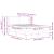 Cadru de pat cu saltea Gri deschis 120 x 190 cm Catifea GartenMobel Dekor