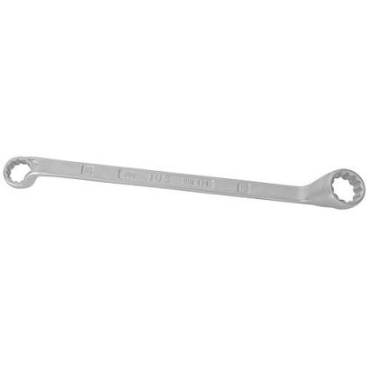 Cheie inelară cotită 6x7 mm, unghi 75°, DIN 838, oțel Cr-V