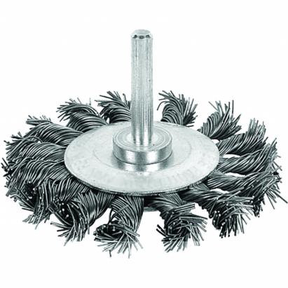Perie circulara rotativa Raider 75 mm cu tija pentru bormasina
