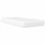 Cadru de pat cu saltea Alb 100 x 200 cm Piele artificială GartenMobel Dekor