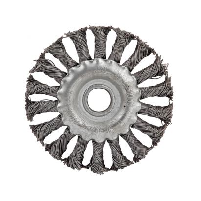 Perie circulara din sarma rasucita pentru polizor unghiular, 200 mm