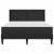 Cadru de pat cu saltea Negru 140 x 200 cm Piele artificială GartenMobel Dekor
