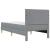 Cadru de pat Gri deschis 80 x 200 cm Poliester GartenMobel Dekor