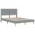 Cadru de pat Gri deschis 160 x 200 cm Poliester GartenMobel Dekor