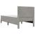 Cadru de pat cu saltea Gri deschis 90 x 190 cm Catifea GartenMobel Dekor