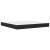 Cadru de pat cu saltea cu headboard Negru 200 x 200 cm Catifea GartenMobel Dekor