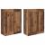 Cabinet suspendat Pe perete 2 pcs Lemn vechi 69,5 x 34 x 90 cm GartenMobel Dekor