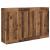 Cabinet suspendat Pe perete 2 pcs Lemn vechi 69,5 x 34 x 90 cm GartenMobel Dekor