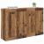Cabinet suspendat Pe perete 2 pcs Lemn vechi 69,5 x 34 x 90 cm GartenMobel Dekor
