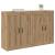 Cabinet suspendat 2 pcs Stejar Artizanal 69,5 x 34 x 90 cm GartenMobel Dekor