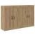 Cabinet suspendat 2 pcs Stejar Artizanal 69,5 x 34 x 90 cm GartenMobel Dekor