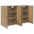 Cabinet suspendat 2 pcs Stejar Artizanal 69,5 x 34 x 90 cm GartenMobel Dekor