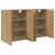 Cabinet suspendat 2 pcs Stejar Artizanal 69,5 x 34 x 90 cm GartenMobel Dekor