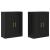 Cabinet suspendat 2 pcs Stejar Negru 69,5 x 34 x 90 cm GartenMobel Dekor