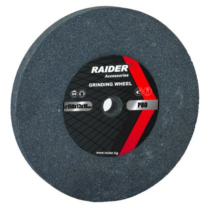 Piatră pentru polizor 200x40x20 mm gri, granulație P60 Raider