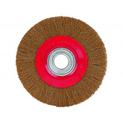 Perie circulara din sarma otel cu acoperire alama 125 mm Raider
