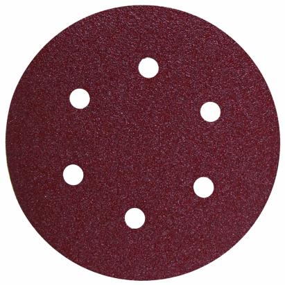 Set 10 discuri abrazive 150 mm K60 cu Velcro pentru slefuitor orbital