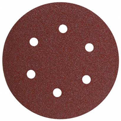 Set 10 discuri abrazive 150 mm K80 cu Velcro pentru slefuitor orbital