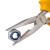 Cleste cu varf lung 160 mm din otel Cr-V, maner ergonomic Topmaster