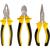 Set clești 3 piese Topmaster Pro din oțel CR-V, mânere confortabile