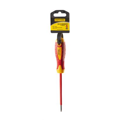 Șurubelniță dreaptă izolată 1000V 3x100 mm din oțel CR-V Top Master Pro