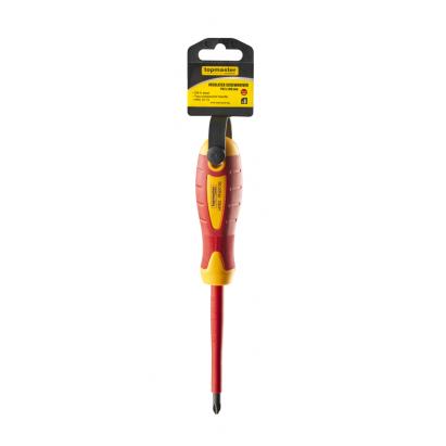 Șurubelniță cruce izolată 1000V PH2x100 mm din oțel CR-V Top Master Pro