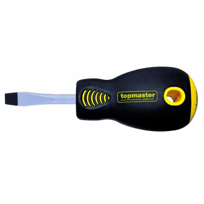 Șurubelniță dreaptă 6.5x38 mm Topmaster, oțel SVCM, vârf magnetizat