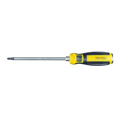 Șurubelniță Phillips 6x125 mm din oțel CR-V, vârf magnetizat, Topmaster