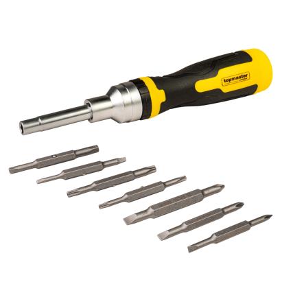 Șurubelniță cu clichet 16 în 1 Topmaster, mâner ergonomic